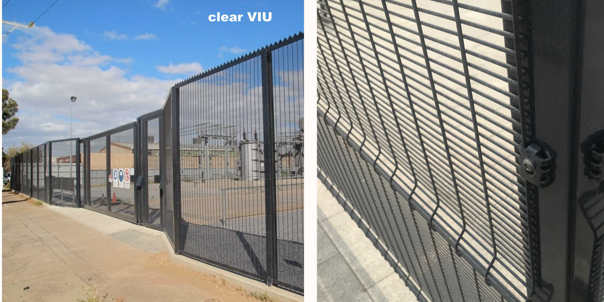 secure ,invisble clear VIU fence