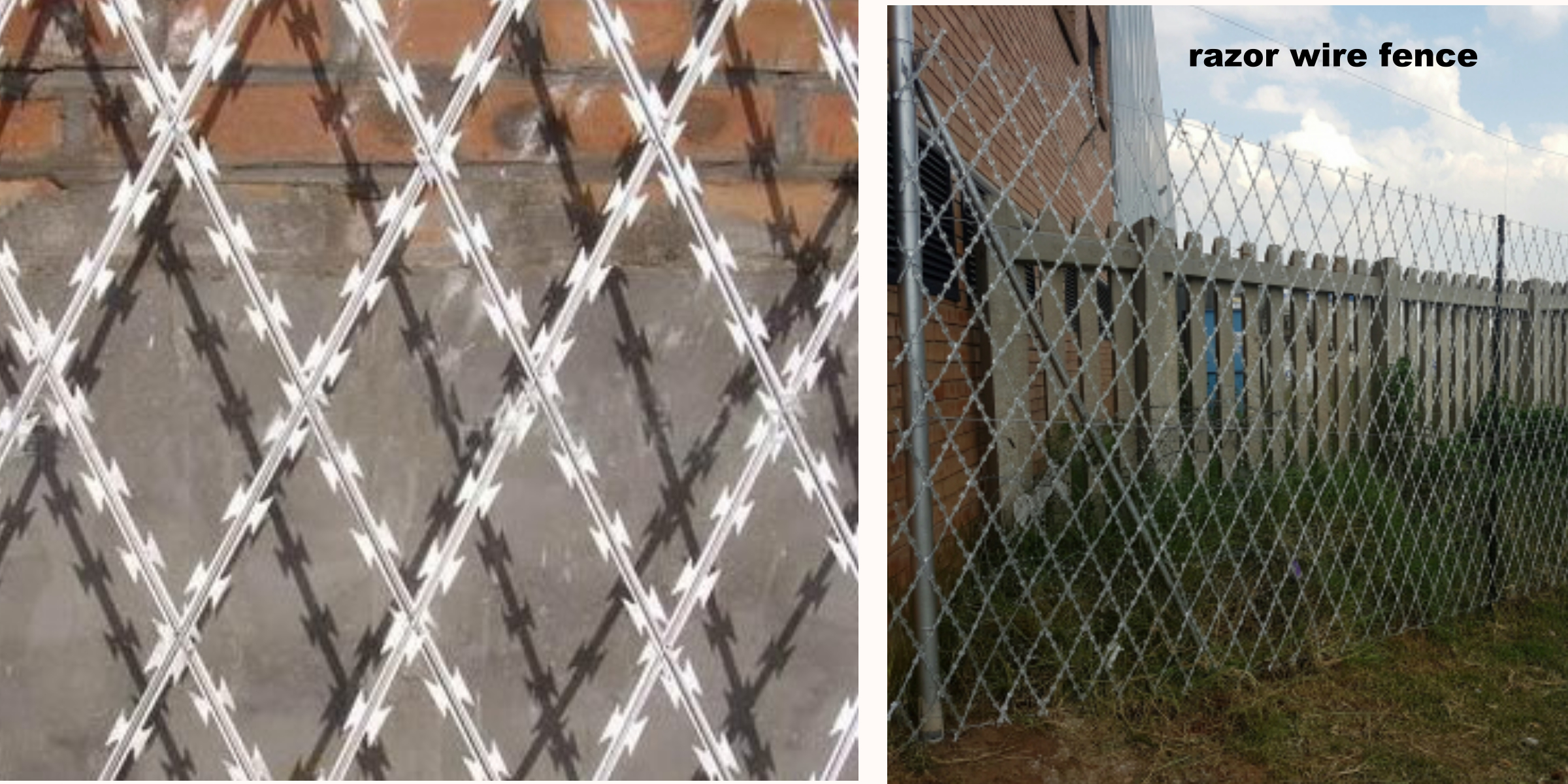 razor wire fence